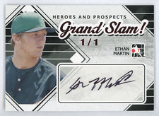 Ethan Martin 2010-11 In the Game Heroes and Prospects Auto Serial #d 1/1