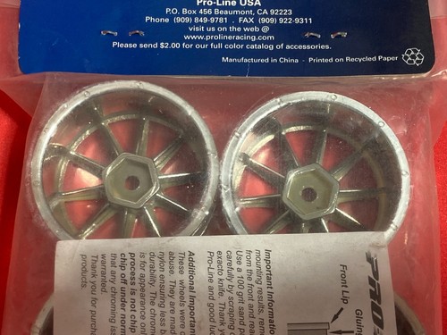 NUEVO EN PAQUETE PROLINE 2676-41 VELOCIDAD DIEZ CROMO 26MM RUEDAS DE TURISMO - Imagen 4 de 4