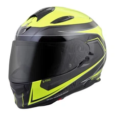 Scorpion EXO-T510 Tarmac Neon/Black Full Face Motorcycle Helmet Adult Size XS