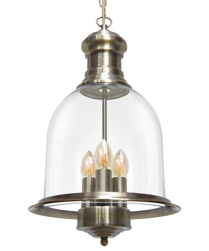 Vintage Glass Shade Chandelier Hanging Pendant Ceiling Light Diner Lantern M0121 - Picture 3 of 12