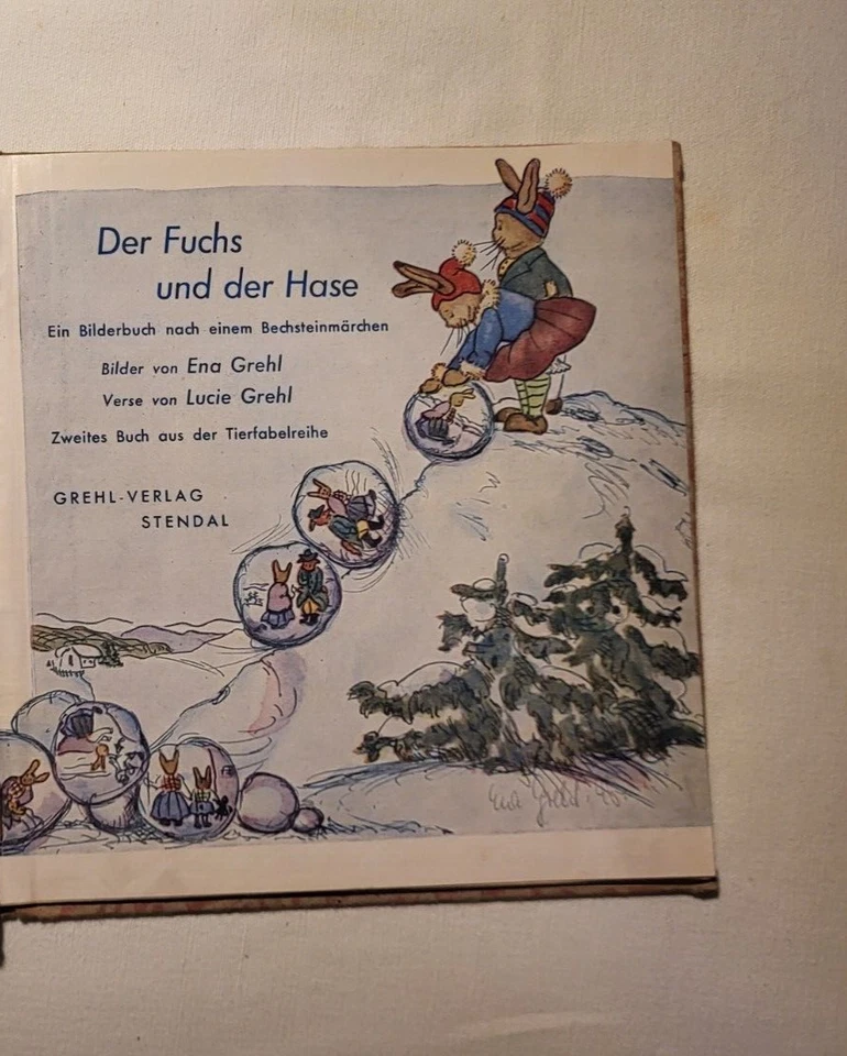 Der Fuchs und der Hase, Bildergeschichte nach einem Bechstein-Märchen, 1946  - Bild 3 von 4