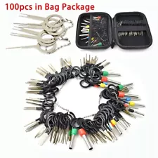100Pc Pin Ejector Wire Extractor Terminal Auto Removal Puller Connector Kit Tool