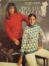 Vintage 60s Fashion Women's knitting pattern book Sweaters Cardigans Columbia