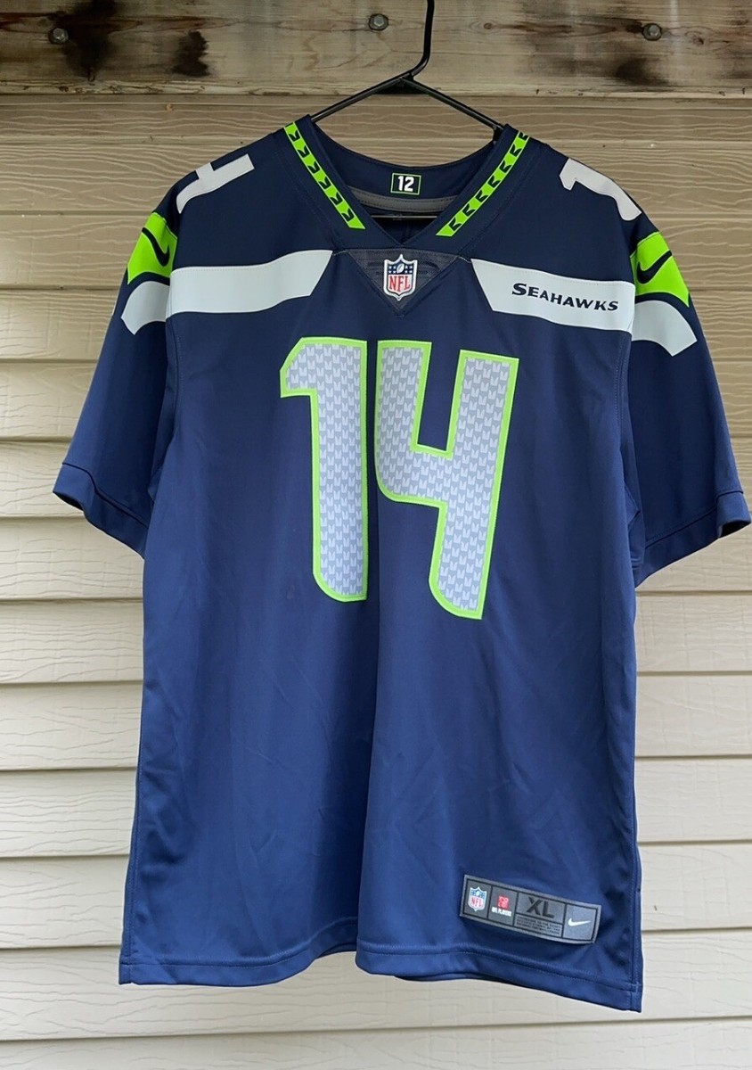 Nike Vapor Limited DK Metcalf Seattle Seahawks Blue NFL Jersey