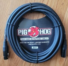 Pig Hog PHM20 High Performance 8mm XLR Microphone Cable, 20 Feet, Black
