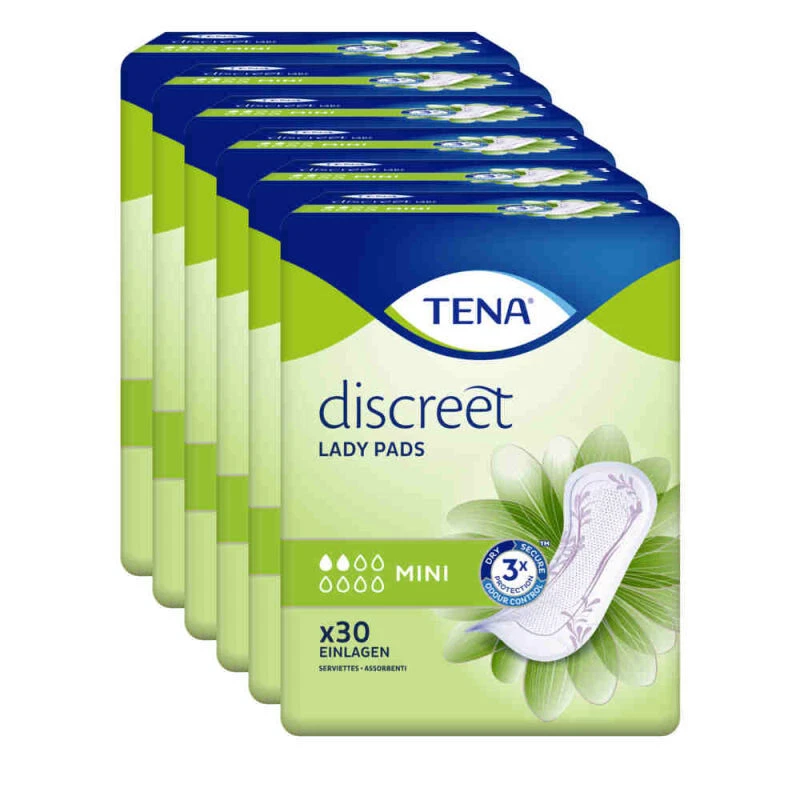 TENA Lady - Discreet Mini / 6 x 30 Stück