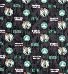 1 4 Yard 9 X42 Boston Celtics Nba Basketball Cotton Quilting Fabric Ebay
