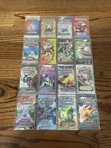 Pokemon Complete Sealed Booster Pack Lot WOTC, EX, DPP, HGSS, BW, XY, SM, SWSH+