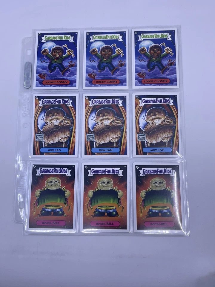 2019 Topps Garbage Pail Kids x Universal  Super7 SDCC 24 Card Set All 3 Editions - Image 3 of 4