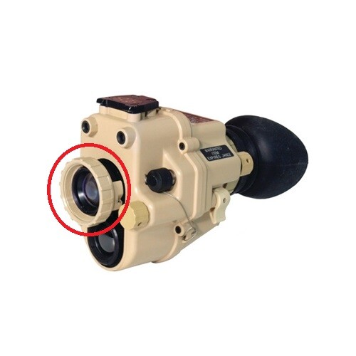 AN/PSQ-20 ENVG Night Vision Goggle Thermal Part Front Objective
