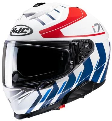 Integralhelm HJC i71 Simo MC1 Weiß Rot Blau Größe L - Bild 1 von 4