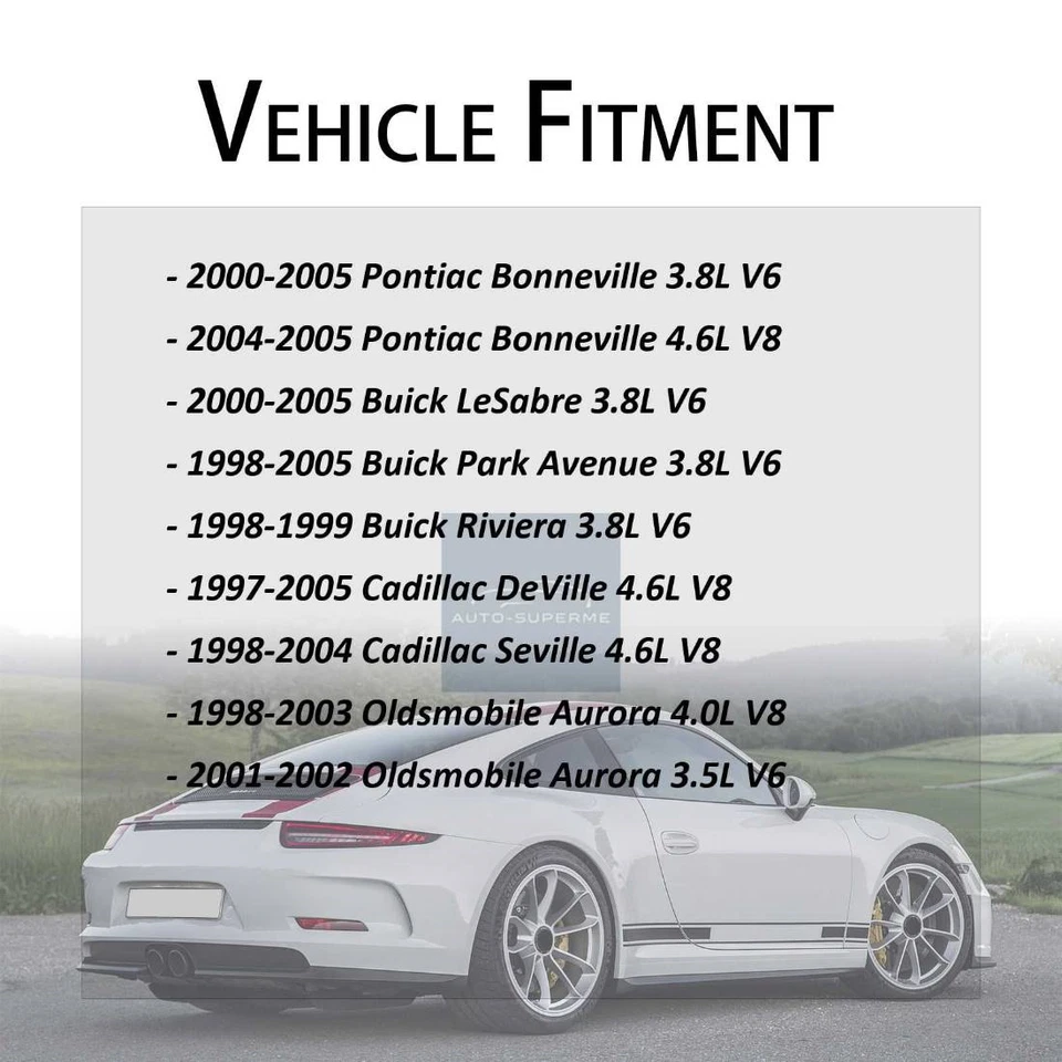 Brazo de control completo inferior delantero 2 piezas para Cadillac DeVille 4,6 L 1997-2005 Foto 2 de 4