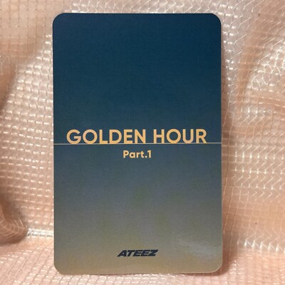 Hong Joong Soundwave Pop-Up Store Benefit Photocard Ateez Golden