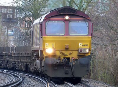 Eisenbahn Foto - 66194 Dollands Moor nach Scunthorpe 6E26 Class 66