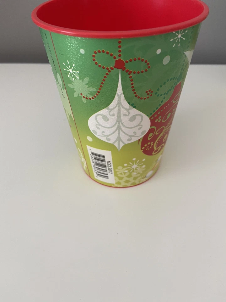 4 tazas de plástico de Navidad con sello Tinkerbell de Disney NUEVAS 16 onzas Foto 4 de 4