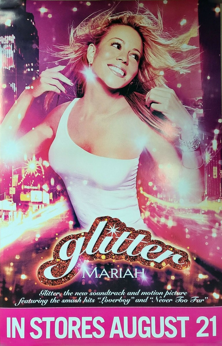 Glitter (Album Release) (Mariah Carey) Original Music Poster