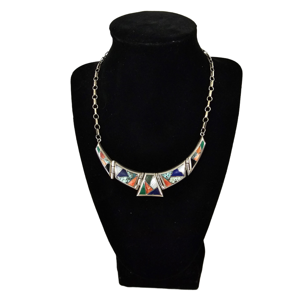 One Of Best Vintage Native American Navajo Calvin Begay Turquoise Sterling Silver Inlay Bracelet One Of Best Vintage Native American Navajo Calvin Begay Turquoise Sterling Silver Inlay Bracelet