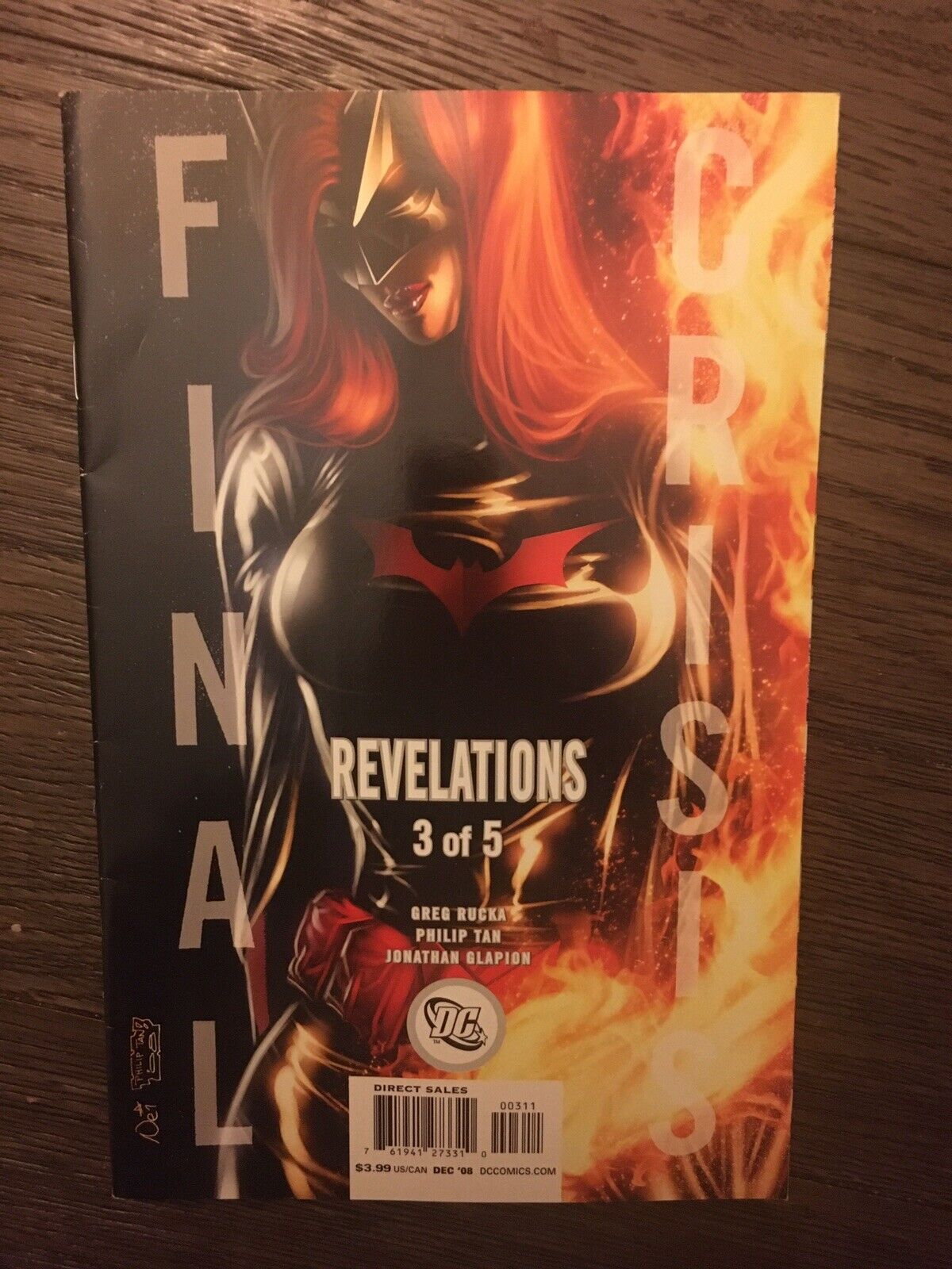 Final Crisis Revelations 3 Batwoman Dc Comic Book Vintage 2008 Dec
