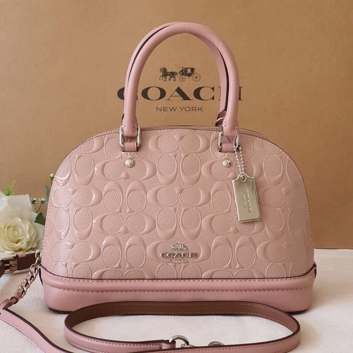 New Coach Sierra Crossbody Blush Pink - F27597 | eBay New Coach Sierra Crossbody Blush Pink - F27597 | eBay