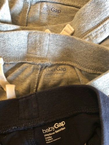 BABY GAP Tank Top + Knit Pull On Shorts Lot of 6 - Summer Outfits Blue Gray Red - Picture 7 of 8