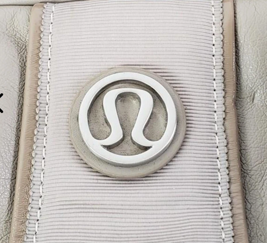 Bolso de hombro Lululemon Two Times A Yogi gris de lona para llevar yoga fin de semana Foto 2 de 4