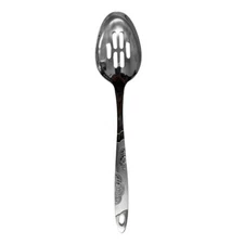 Large Slotted Spoon Stainless Steel Serving Spoon for Cooking, 12.5 Inch 