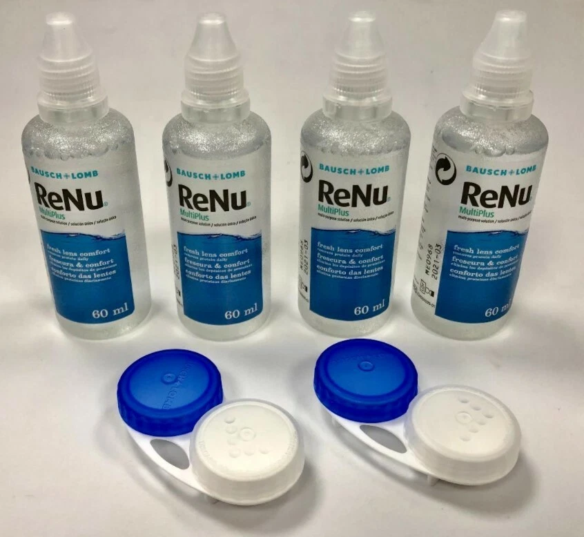 BAUSCH + LOMB RENU MultiPlus Contact Lens Solution 4 x 60ml Pack