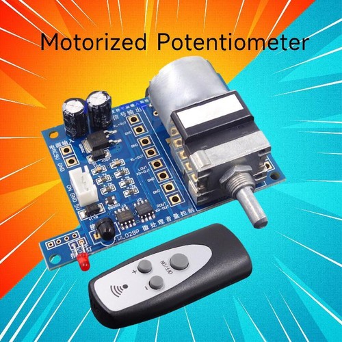 100K ALPS Remote Control Volume Motorized Potentiometer For Preamp Amplifier New - Picture 4 of 6
