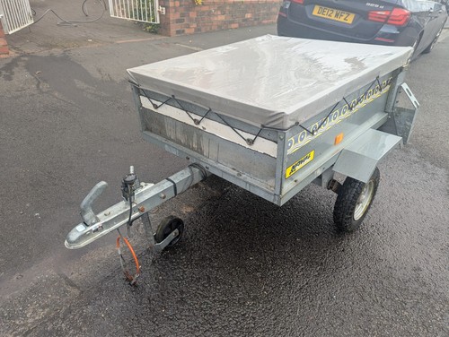 Noval Portaflot galvanised steel trailer with cover - Picture 5 of 7