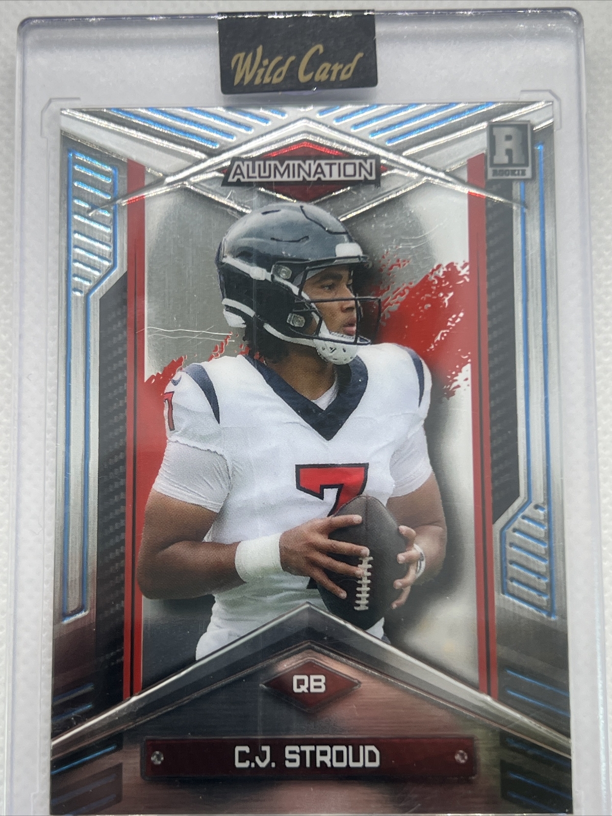 CJ Stroud Wild Card Alumination Rookie Edition Smashing #CS Base