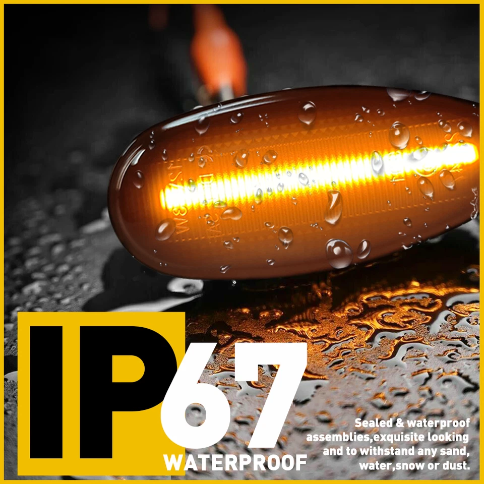 Новый дымчатый светодиодный габаритный фонарь крыла для Mitsubishi Outlander Lancer 2003-2006 - Изображение 3 из 4