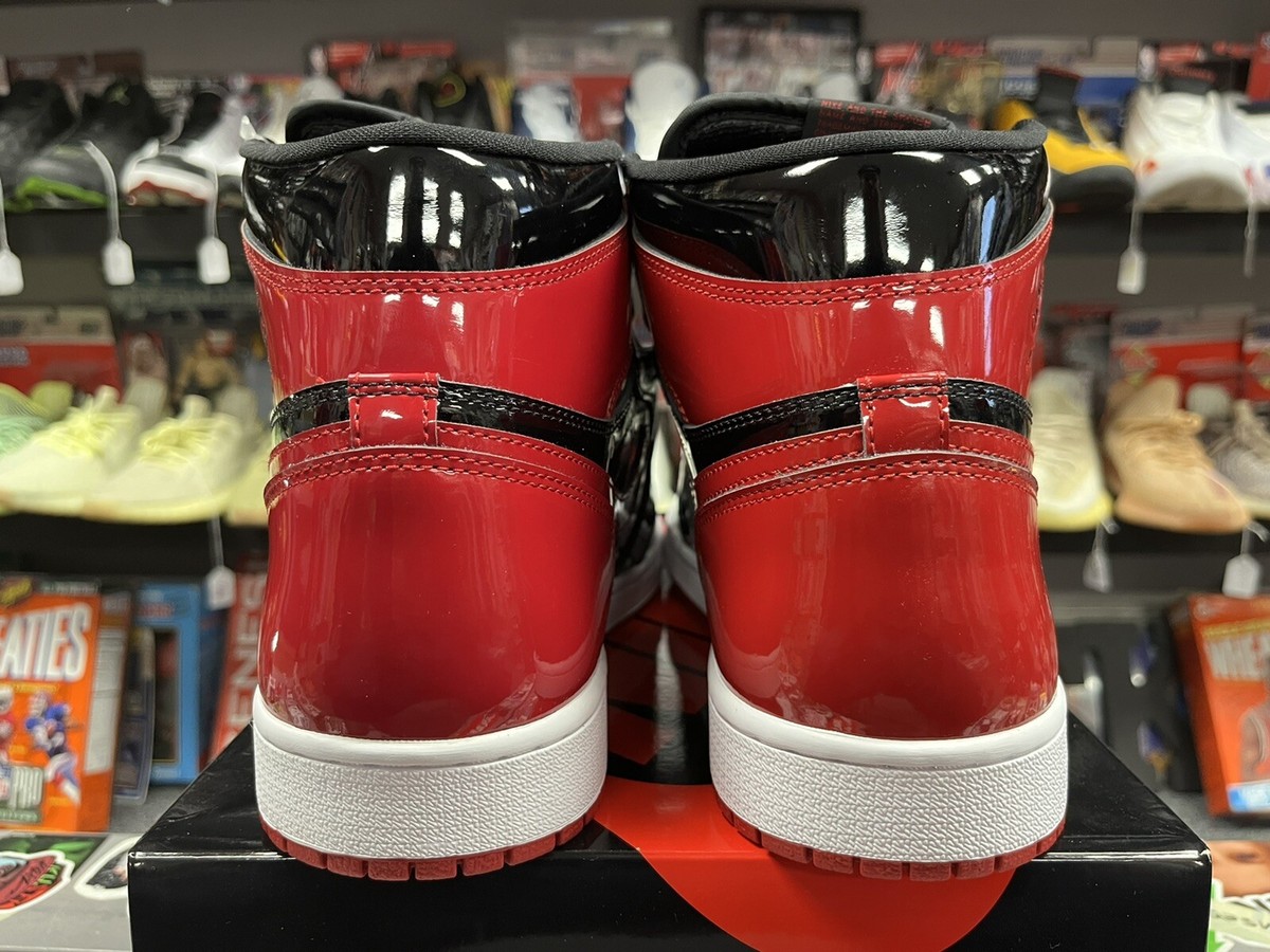 nike air jordan retro 1 bred size 12 vintage vtg authentic