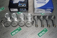 CP Pistons Eagle H Beam Rods Silvia 240sx S13 S14 SR20DE SR20DET 2.0L 8.5:1 87mm