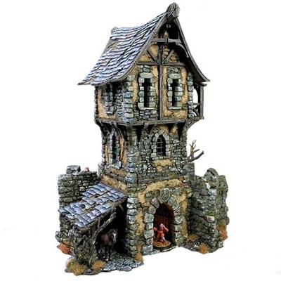 Medieval Empire City Ruined Building - Compatible With Warhammer, D&D, Mordheim