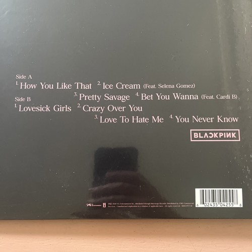 SEALED NEW 2020 Blackpink THE ALBUM Vinyl Lp K-Pop Colored Vinyl Pink Electronic - Picture 11 of 14