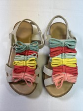 Gymboree Girls Summer Sandals Easy Closure Size 9 EUC
