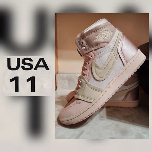 Nike Air Jordan rosa Oxford alte 1 mm da donna taglia 11 nuove [FZ8779 600] ??