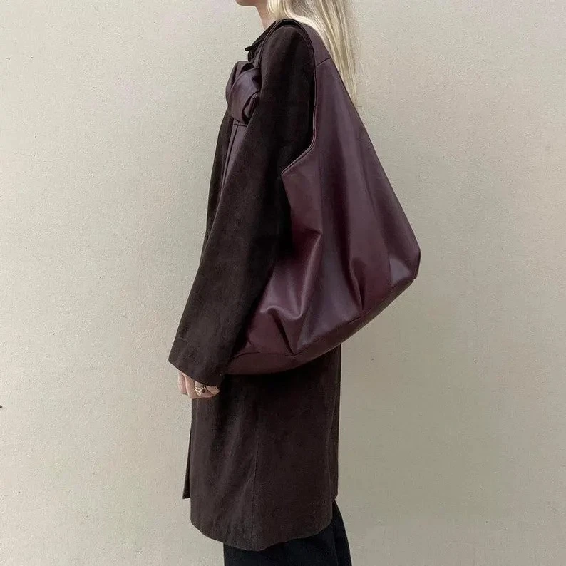Women’s Brown Long Suede Coat 70s Vintage Y2K Leather Trench Retro Classic Coat - Image 4 of 4