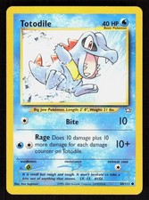 Pokemon Totodile 80/111 Unlimited Common Neo Genesis (LP)