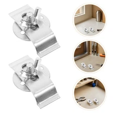 20 Pcs Stainless Steel Undermount Sink Fixing Clips Support Brackets for Basin