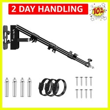 Professional Ring Light Wall Mount, 44.5" Adjustable Boom Arm Stand for Photo...