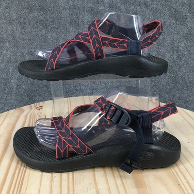 Chaco Sandals Womens 11 Z/1 Classic Sporty Slingback J106554 Black Orange Fabric