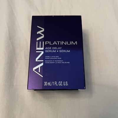 AVON Anew Platinum Age Delay Serum New In Box Sealed 1.0 oz