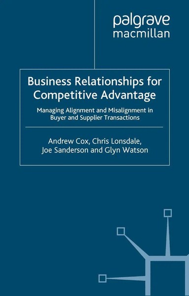 A. Cox (U. A.) | Business Relationships For Competitive Advantage | Taschenbuch-image