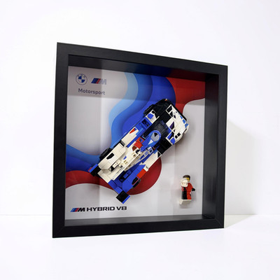 Vitrinenrahmen Koffer für LEGO  Speed Champions BMW M Hybrid V8 76922