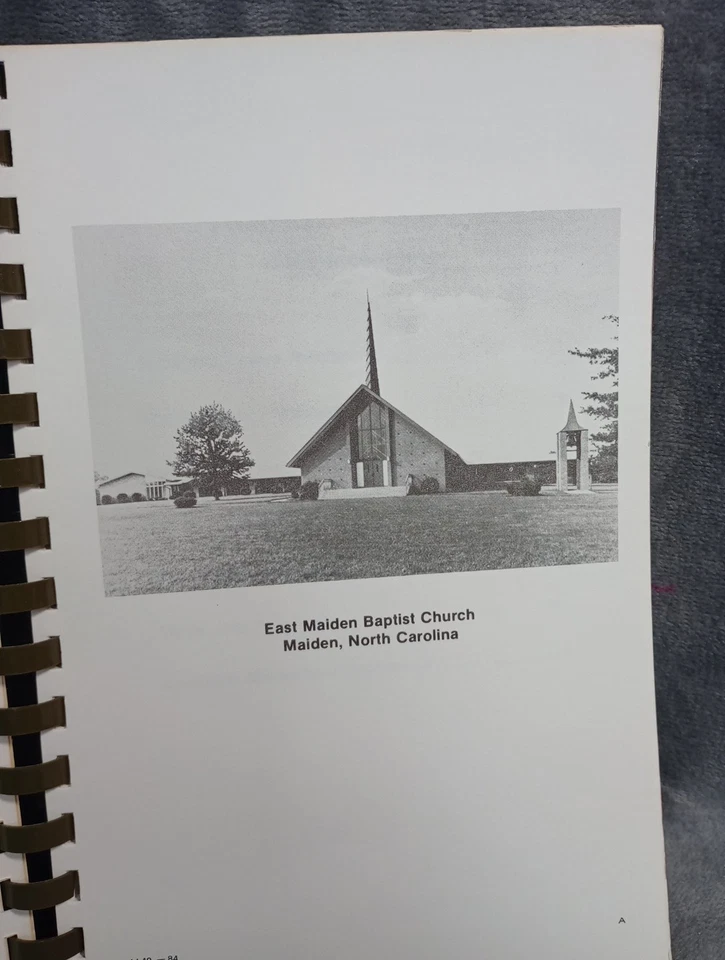 East Maiden Baptist Church Cookbook Maiden, NC 1984 - Image 4 of 4