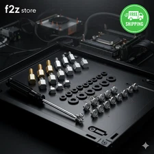 46PCS NVME M.2 SSD Mounting Screws M.2 SSD Screw Kit for Asus Gigabyte ASRock...