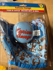 Curious George Toss  Catch Mitt  Ball NEW