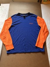 Polo Ralph Lauren Thermal Waffle Knit Long Sleeve Logo Sweater Size Large