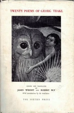 TWENTY POEMS By Georg Trakl & James Wright - Hardcover *Excellent Condition*